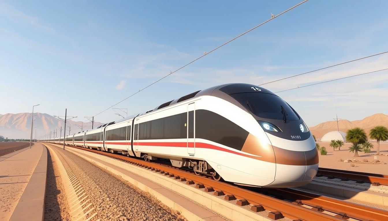 صورة توضيحية لمشروع الربط السريع بين جدة والرياض بالقطار