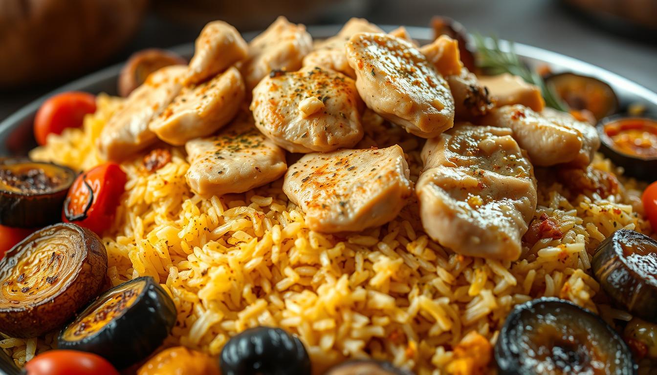 كيف أعمل مقلوبة دجاج