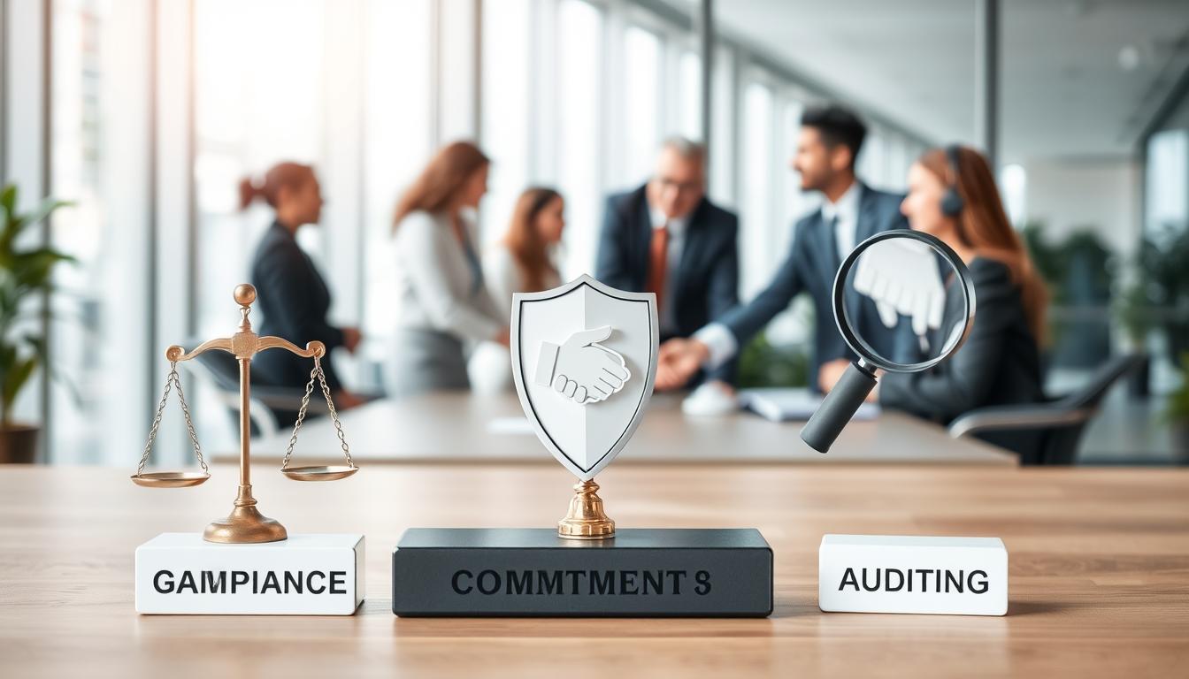 الفرق بين الحوكمة والالتزام والامتثال والتدقيق
