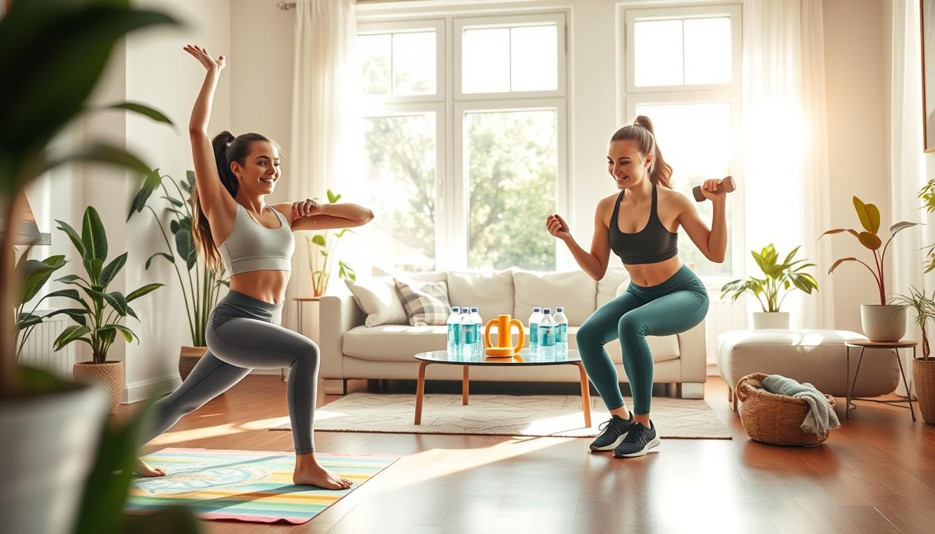 تمارين رياضية منزلية للبنات