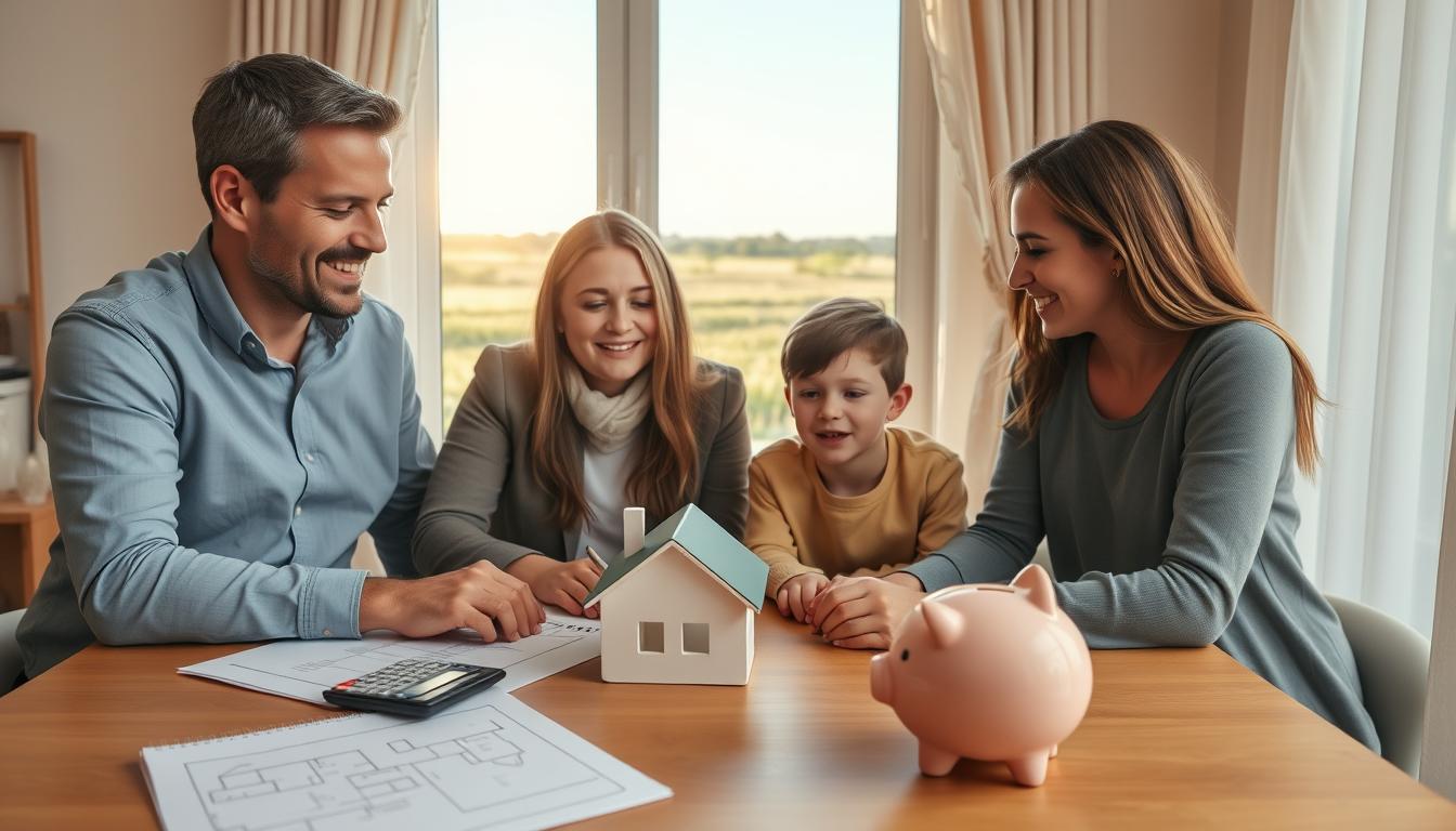 خطة لتوفير وادخار مبلغ لشراء ارض وبناء منزل