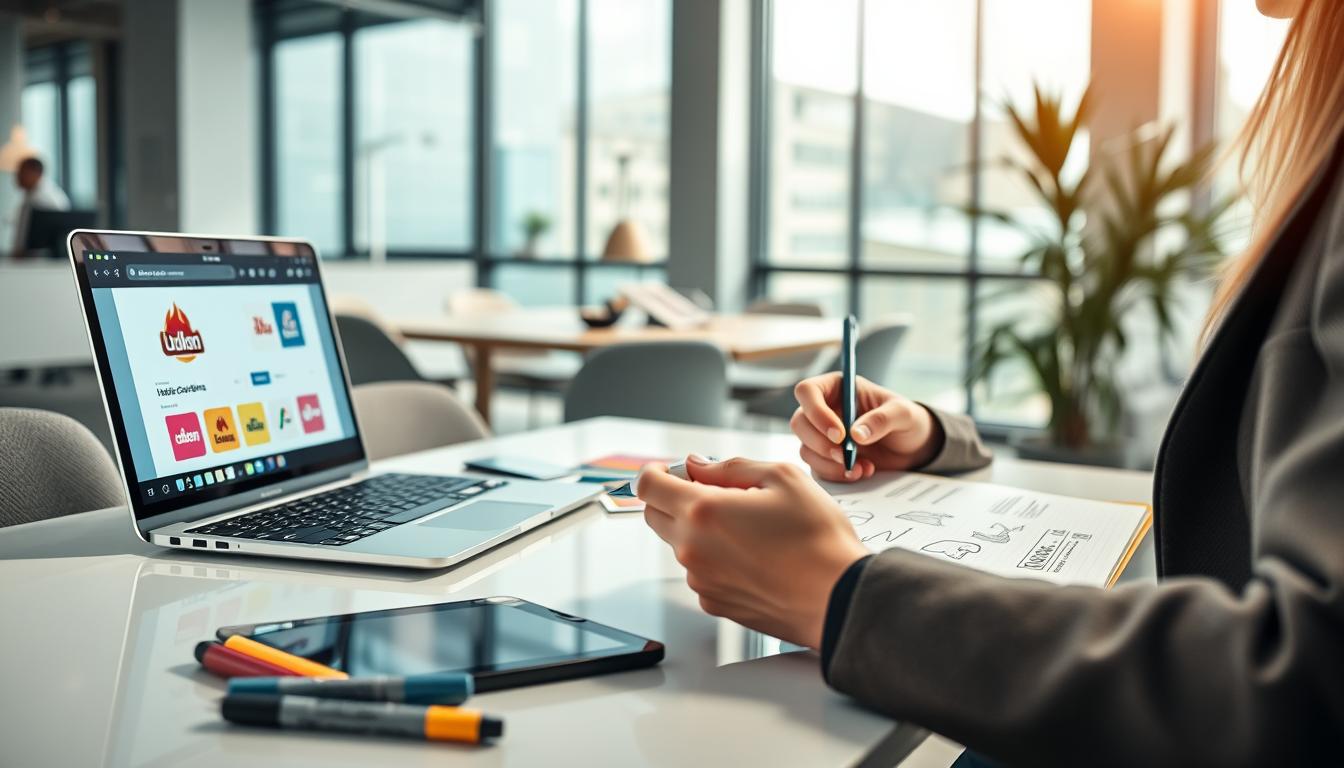 دراسة جدوى تصميم شعارات وهوية بصرية اون لاين