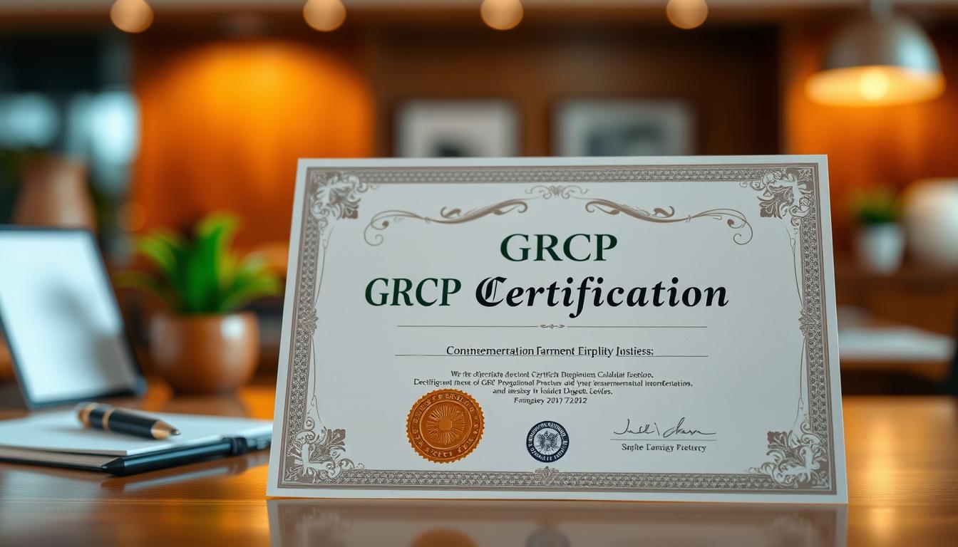 معلومات عن الشهادة المهنية GRCP